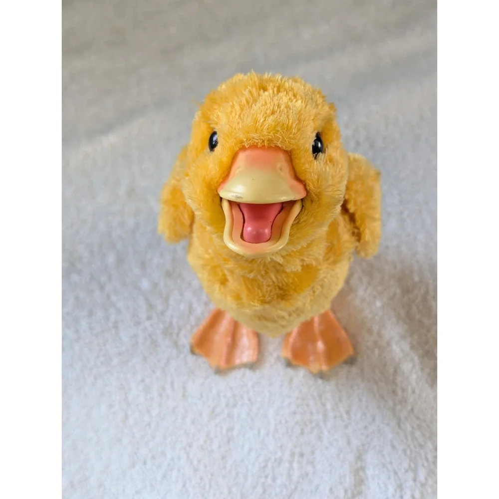 FurReal Friends Yellow Duck Duckling Newborn Baby Bird 2008 Hasbro Plush WORKS!